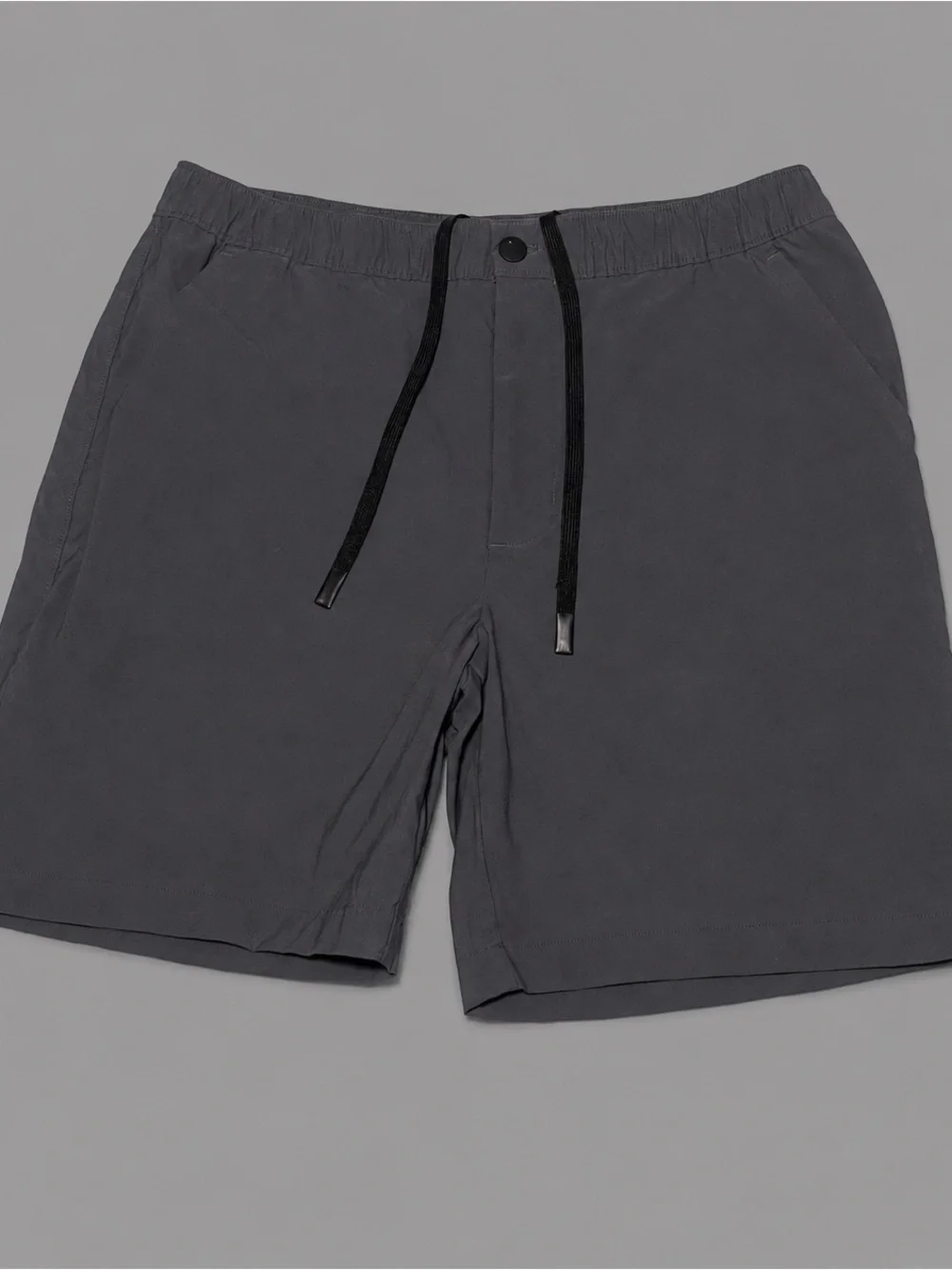 Stylus Men’s Gray Performance Stretch Athletic Casual Shorts Size L Large